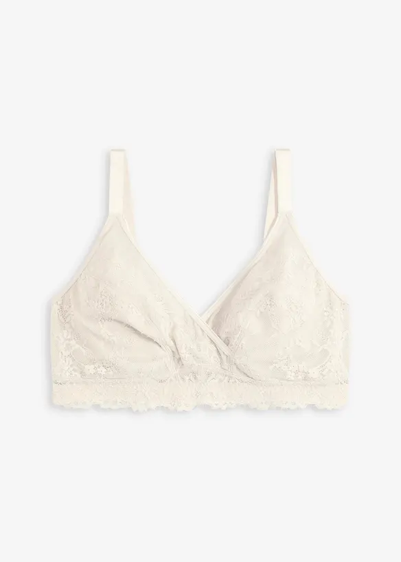 Soutien-gorge minimiseur sans armatures avec une dentelle délicate, bonprix