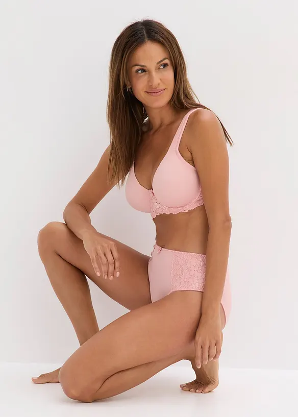 Maxislip mit zarter Spitze (2er Pack), bonprix
