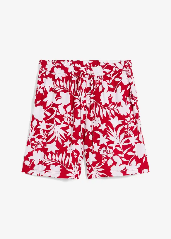 Short ample en viscose avec taille haute élastiquée, bonprix