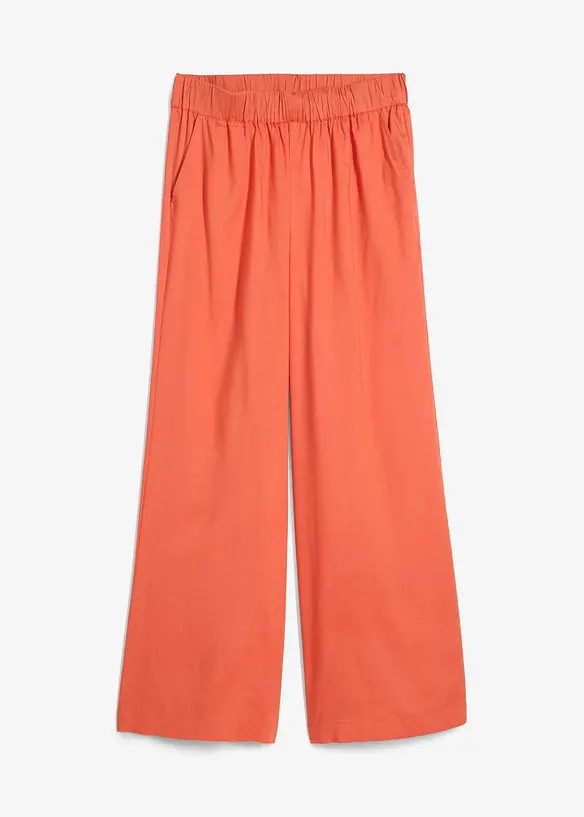 Pantalon palazzo à ceinture élastiquée, bonprix