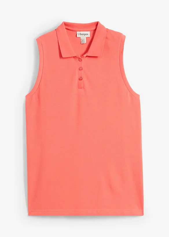 Polo-Top aus reiner Bio-Baumwolle, bonprix
