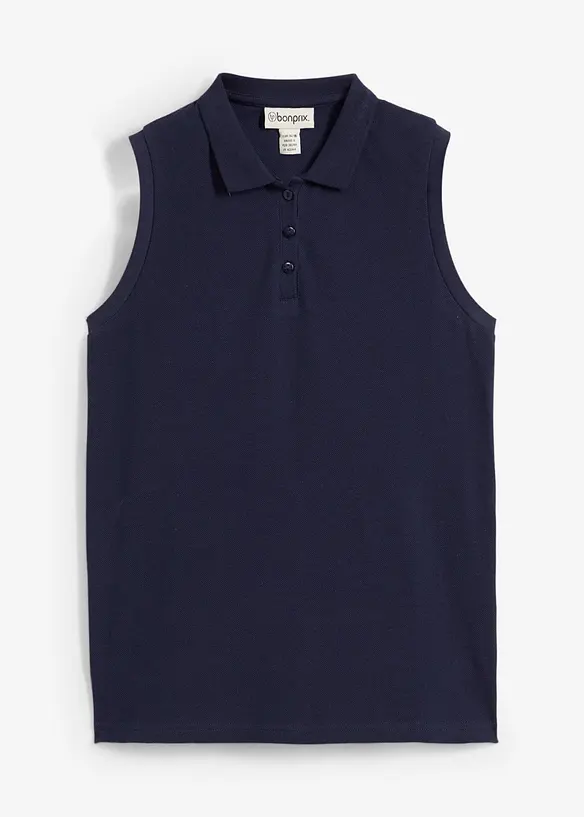 Polo-Top aus reiner Bio-Baumwolle, bonprix