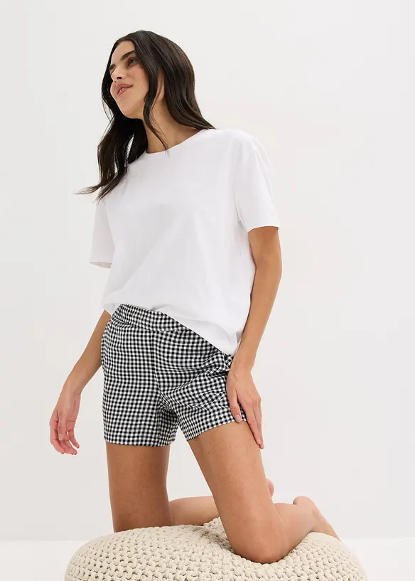 Shorty mit gewebter Shorts, bonprix