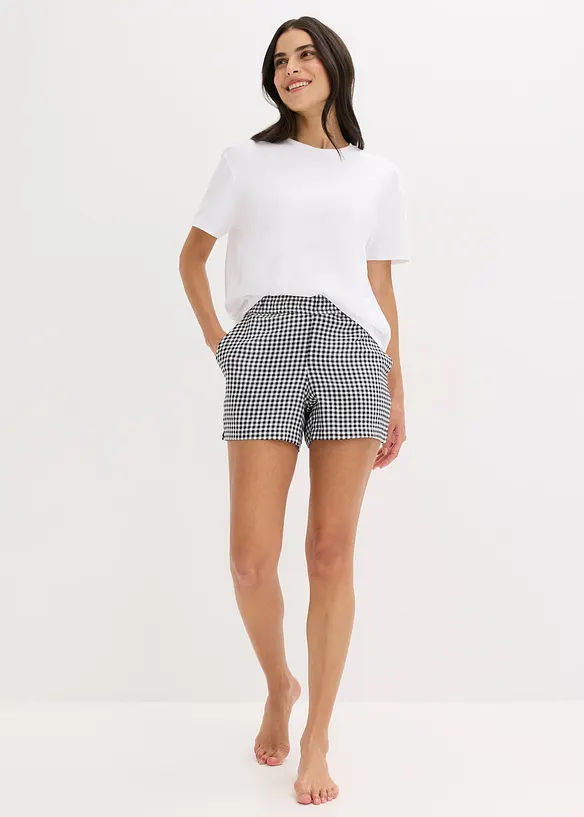 Shorty mit gewebter Shorts, bonprix