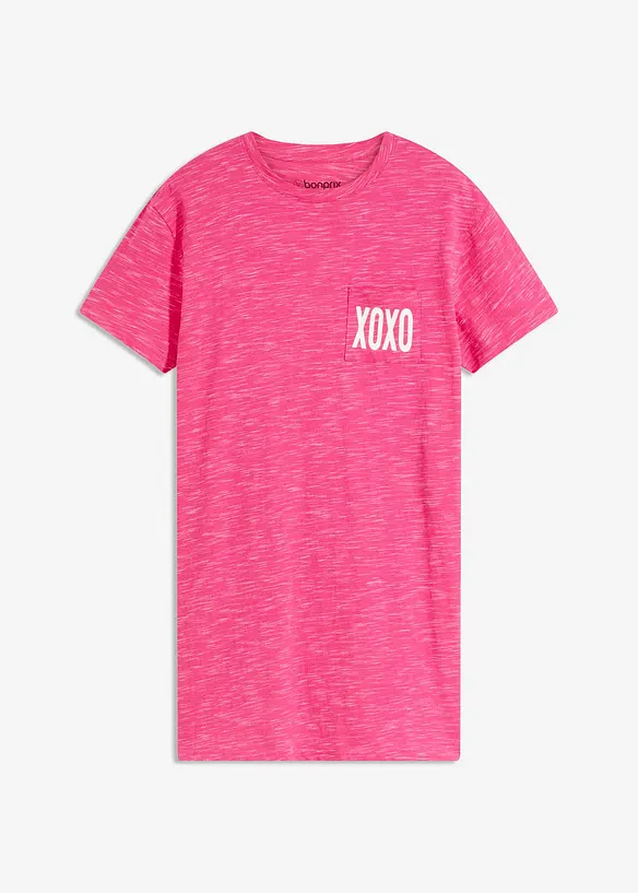 Chemise de nuit oversize en fil flammé, bonprix