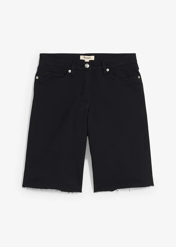 Bermuda à finition effilochée, bonprix