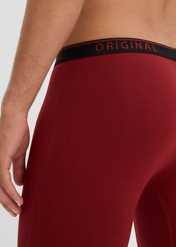 Lange Boxershorts mit Baumwolle (2er Pack), bonprix