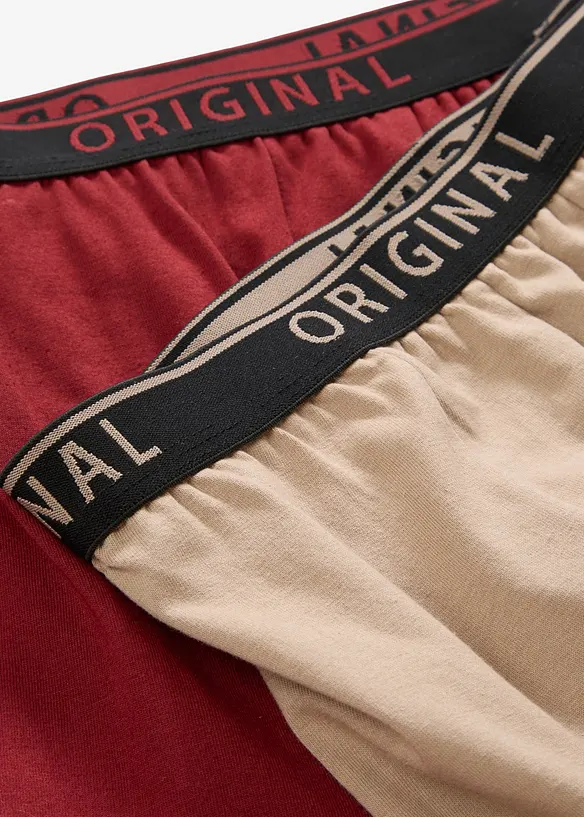 Lange Boxershorts mit Baumwolle (2er Pack), bonprix