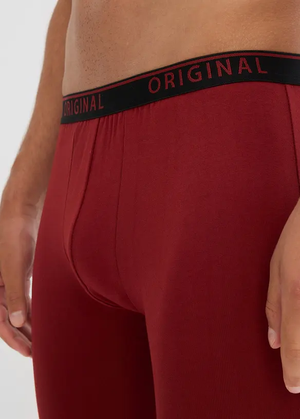 Lange Boxershorts mit Baumwolle (2er Pack), bonprix