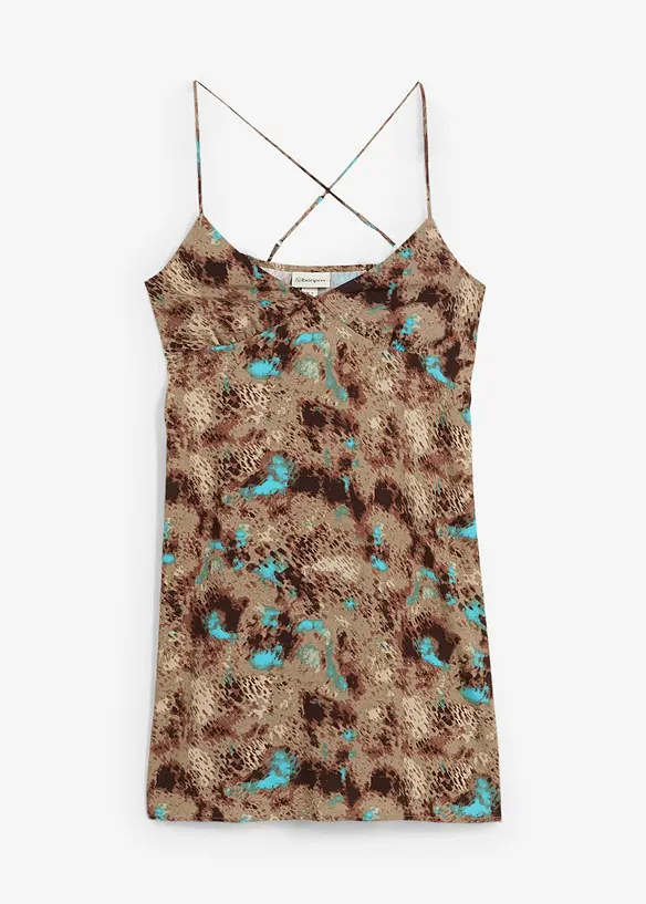 Robe à bretelles en viscose fluide, bonprix