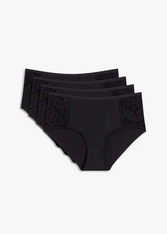 Lot de 4 culottes Maxi en modal doux, bonprix