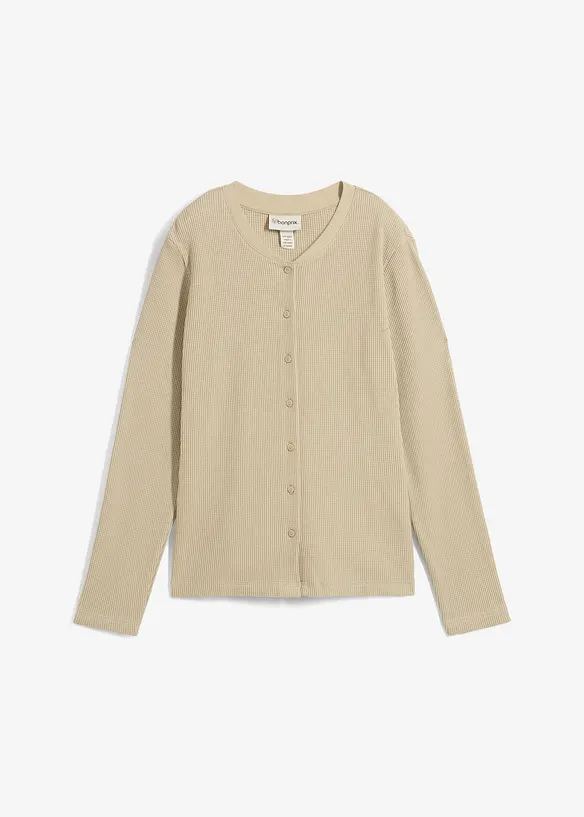 Gilet en jersey 100% coton, bonprix