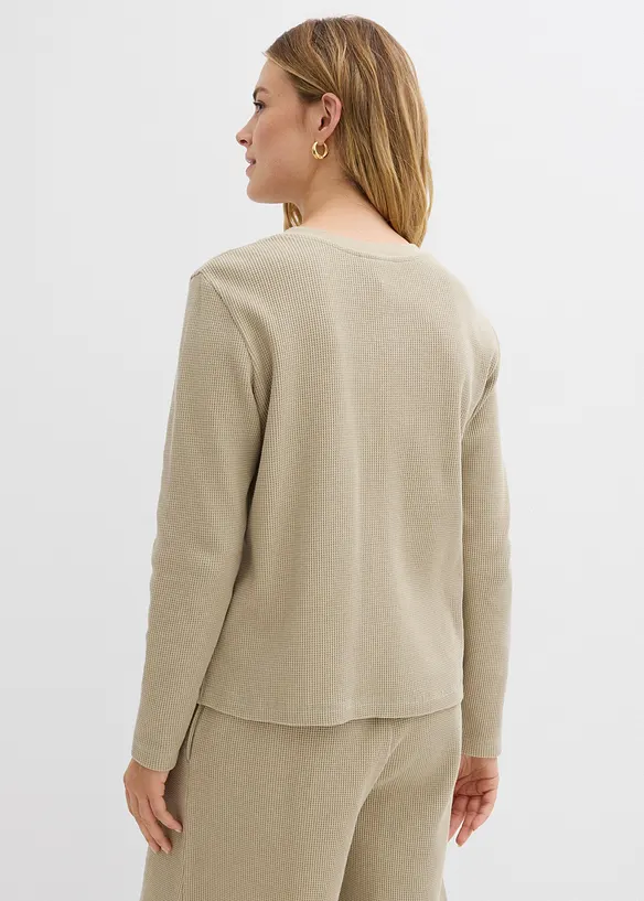 Gilet en jersey 100% coton, bonprix