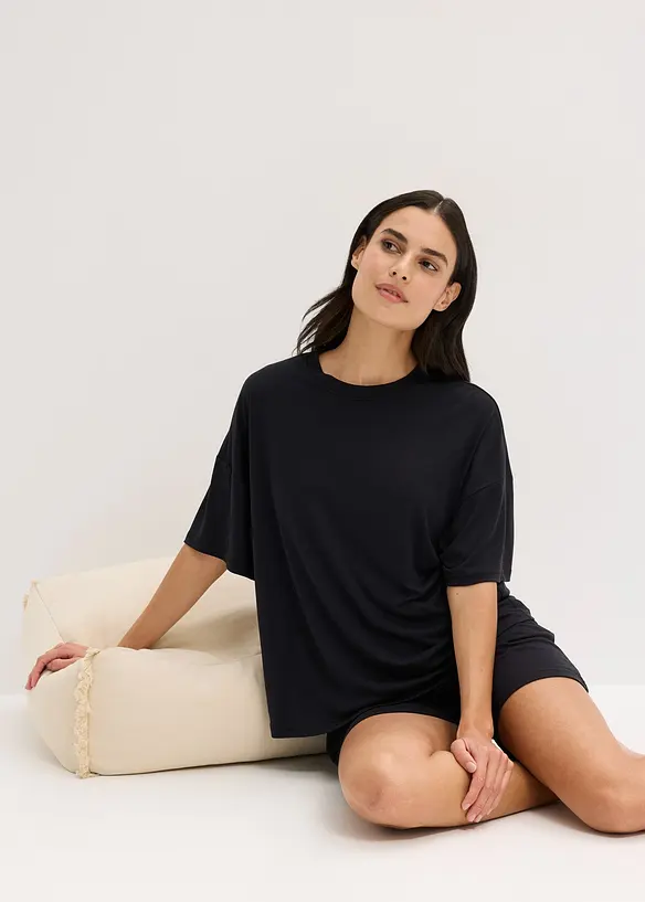 Pyjashort oversize en modal doux, bonprix