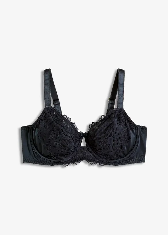 Soutien-gorge en polyamide brillant avec dentelle, bonprix