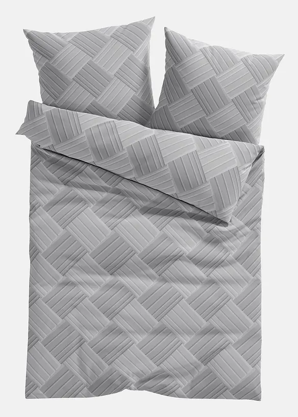 Bettwäsche mit Strukturdruck, bonprix