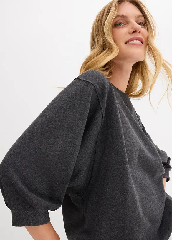 Sweat oversize 100% coton, bonprix