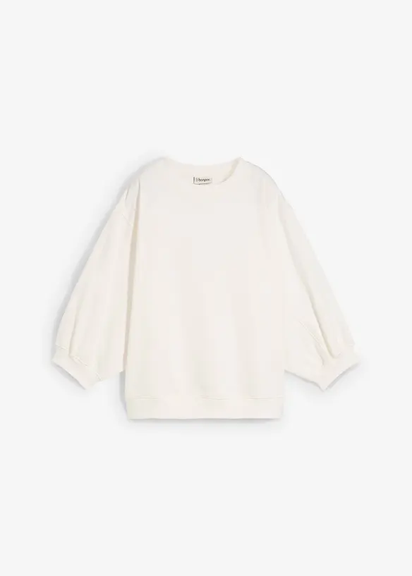 Sweat oversize 100% coton, bonprix