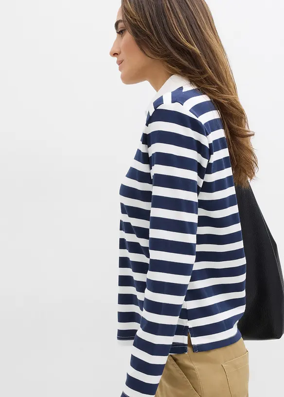 Poloshirt aus schwerer Bio-Baumwolle, bonprix