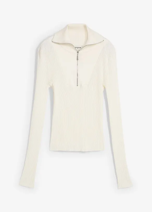Rippshirt aus softem Viskose-Mix, bonprix