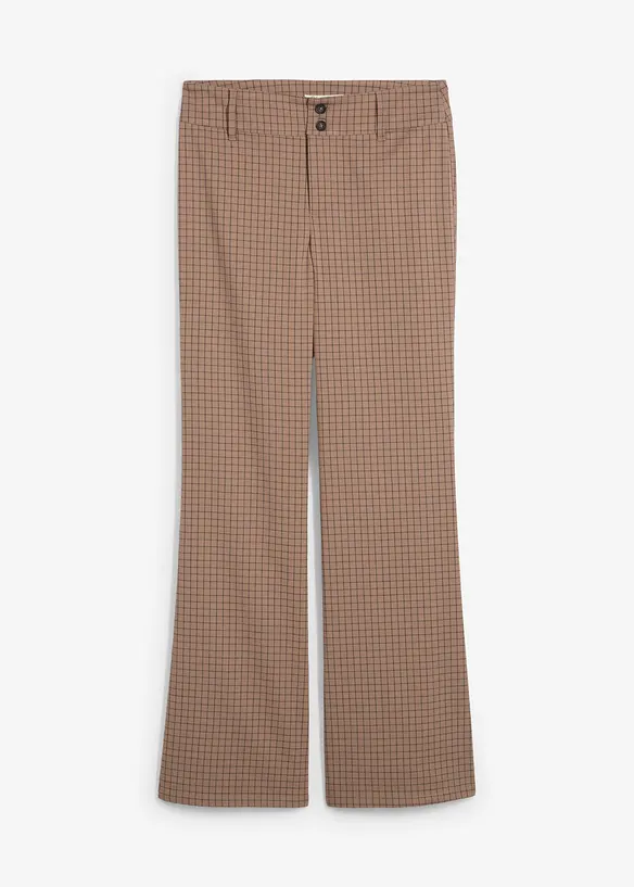 Pantalon flare taille haute, bonprix