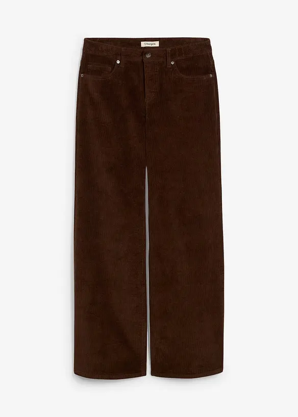 Cordhose aus elastischem Baumwoll-Mix, bonprix