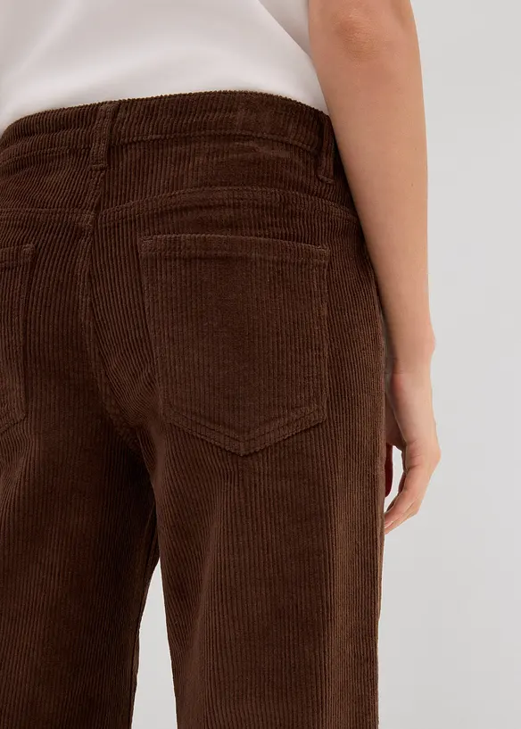 Cordhose aus elastischem Baumwoll-Mix, bonprix