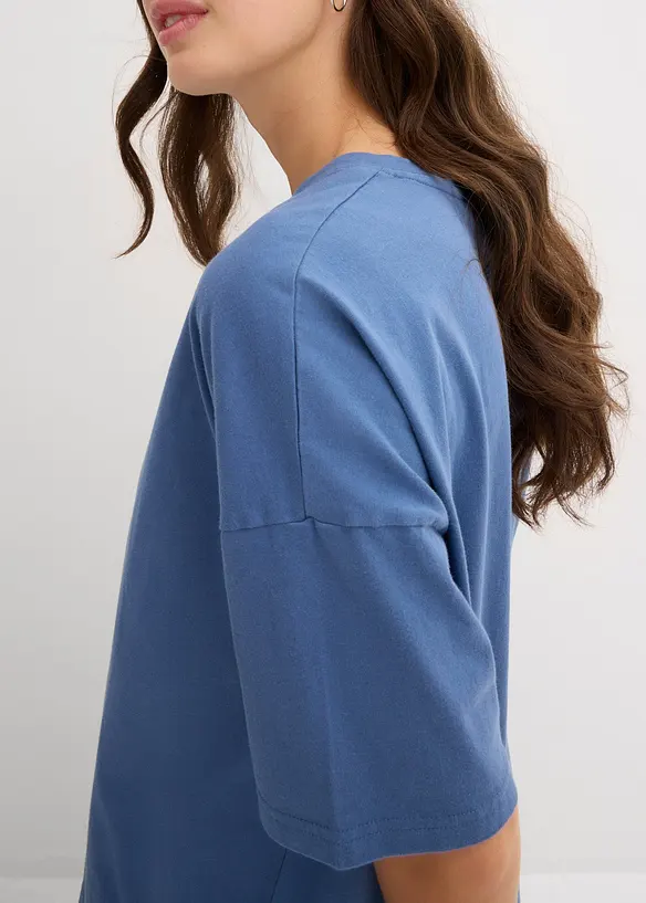 Oversize-Shirt aus reiner Bio-Baumwolle, bonprix