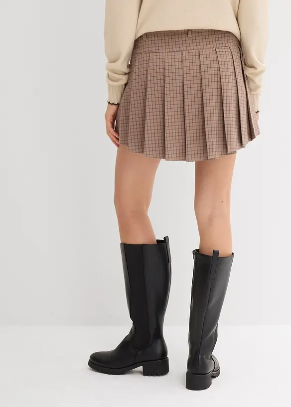 Kurzer Hosenrock mit Kellerfalten, bonprix