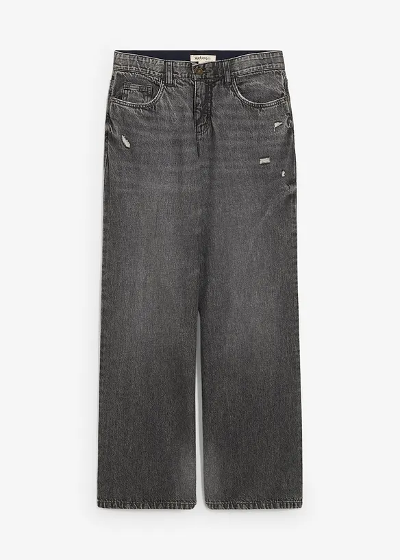 Baggy-Jeans Mid Waist, bonprix