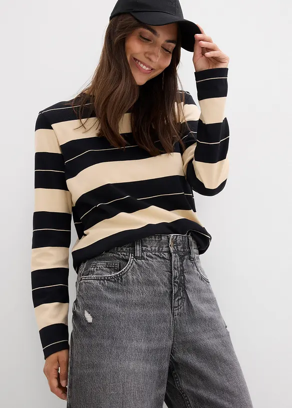 Baggy-Jeans Mid Waist, bonprix