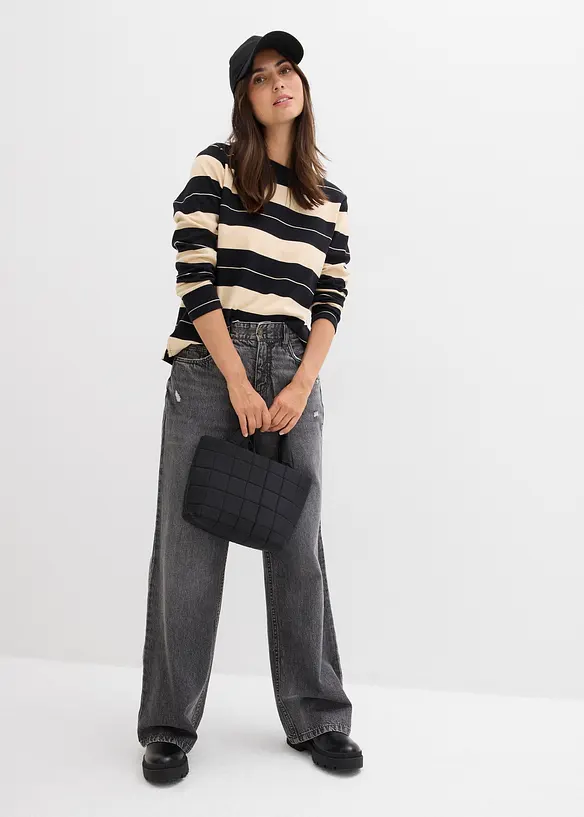 Baggy-Jeans Mid Waist, bonprix