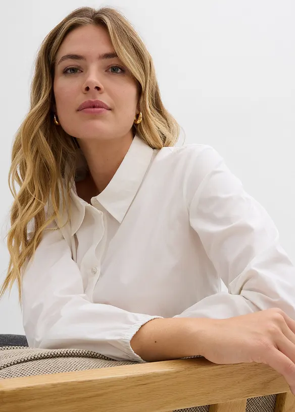 Chemisier oversize 100 % coton, bonprix
