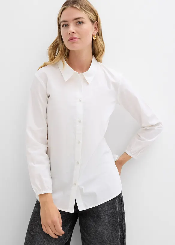 Chemisier oversize 100 % coton, bonprix