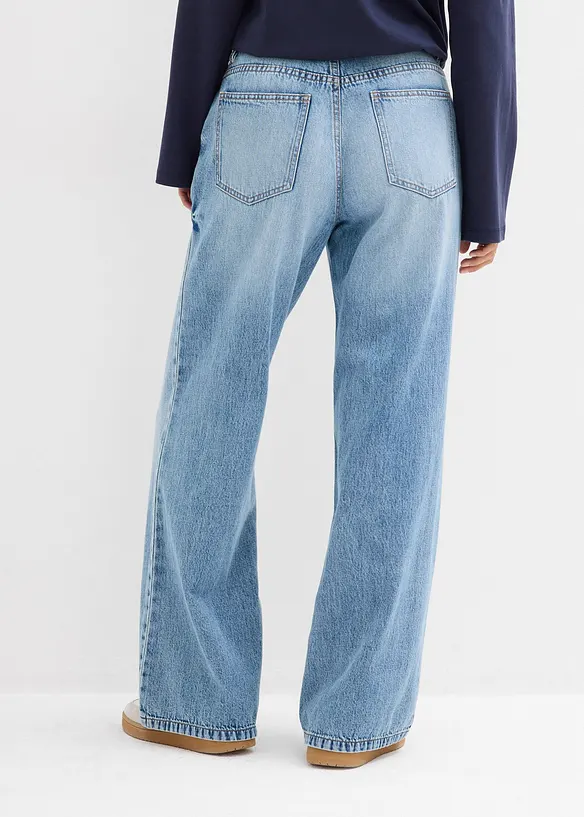Baggy-Jeans Mid Waist, bonprix