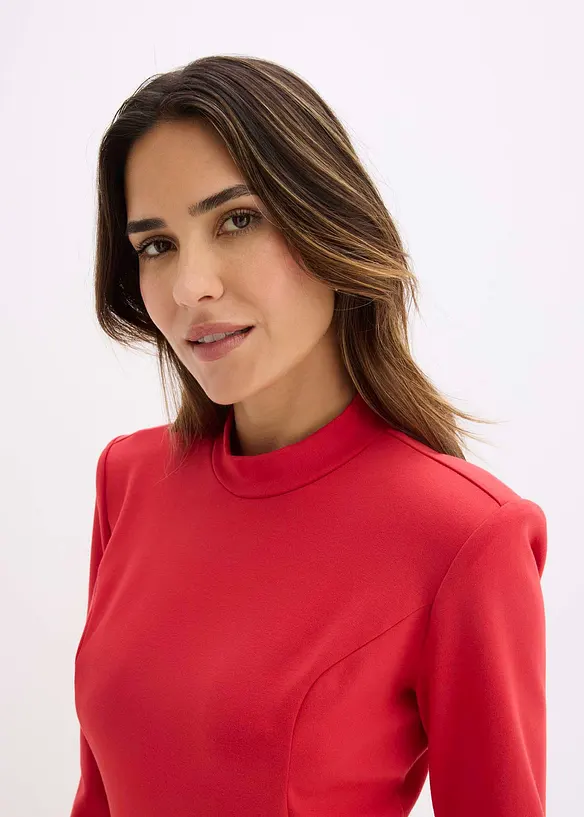 Minikleid in A-Linie und Trompetenärmeln, bonprix