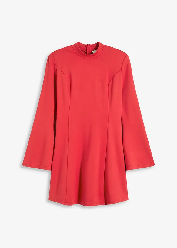 Minikleid in A-Linie und Trompetenärmeln, bonprix