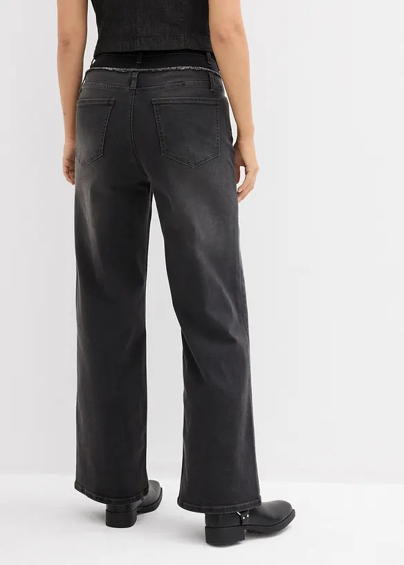 Straight-Jeans High Waist, bonprix