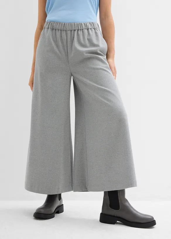 Jupe-culotte aspect laine, bonprix