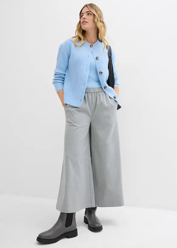 Jupe-culotte aspect laine, bonprix