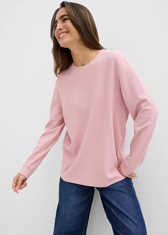 T-shirt manches longues 100% coton, bonprix