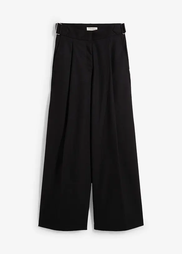 Hose mit Seitenschnallen aus Viskose-Mix, bonprix