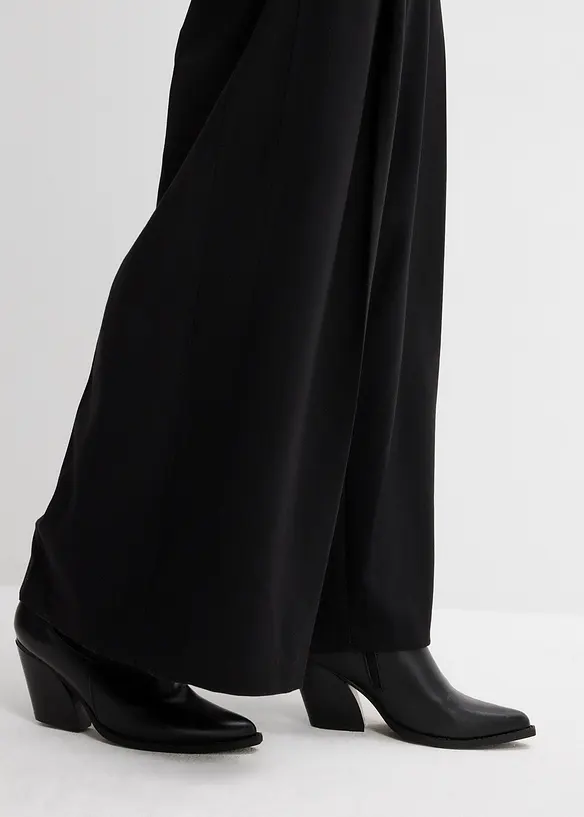 Hose mit Seitenschnallen aus Viskose-Mix, bonprix