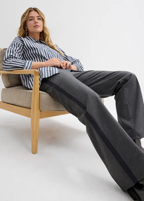 Pantalon de tailleur aspect laine, bonprix