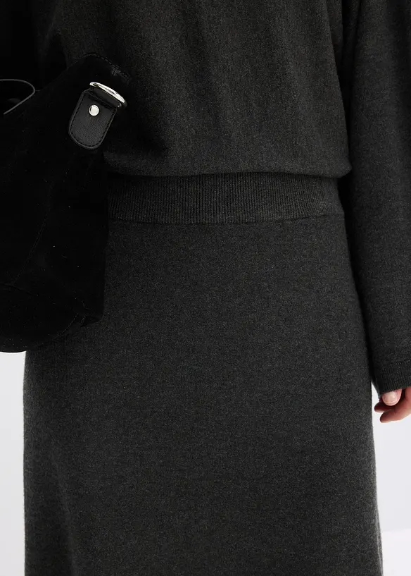 Jupe évasée en maille, bonprix