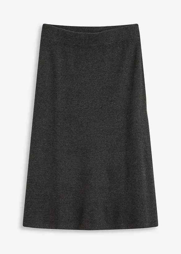 Jupe évasée en maille, bonprix