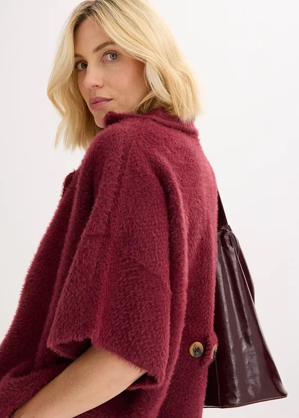 Federgarn Strickjacke, bonprix