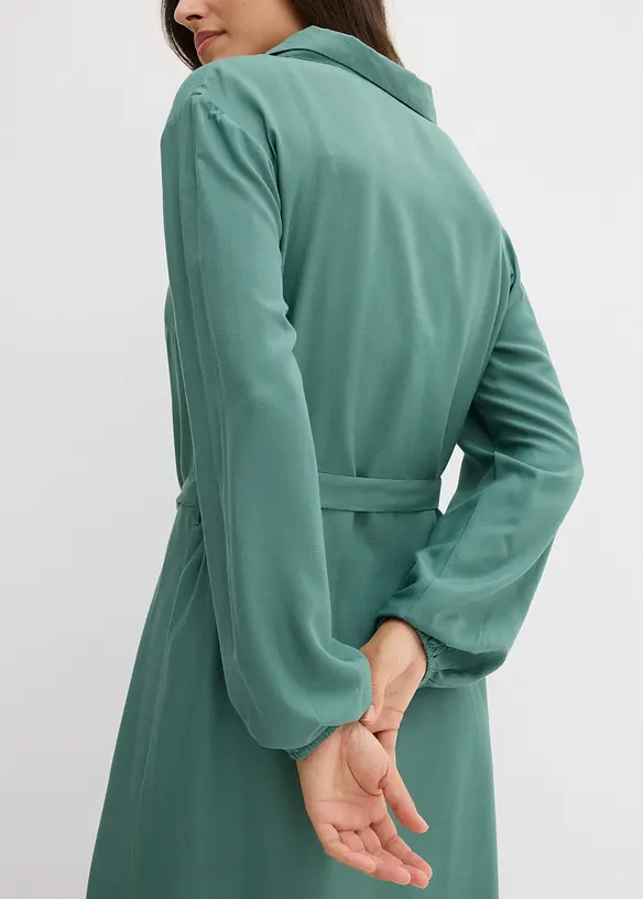 Midikleid aus fließender Viskose, bonprix