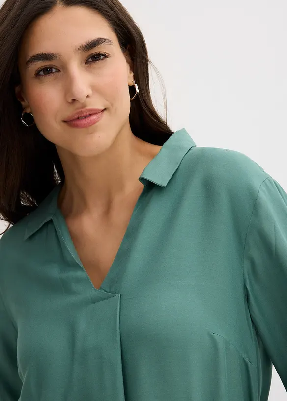 Midikleid aus fließender Viskose, bonprix