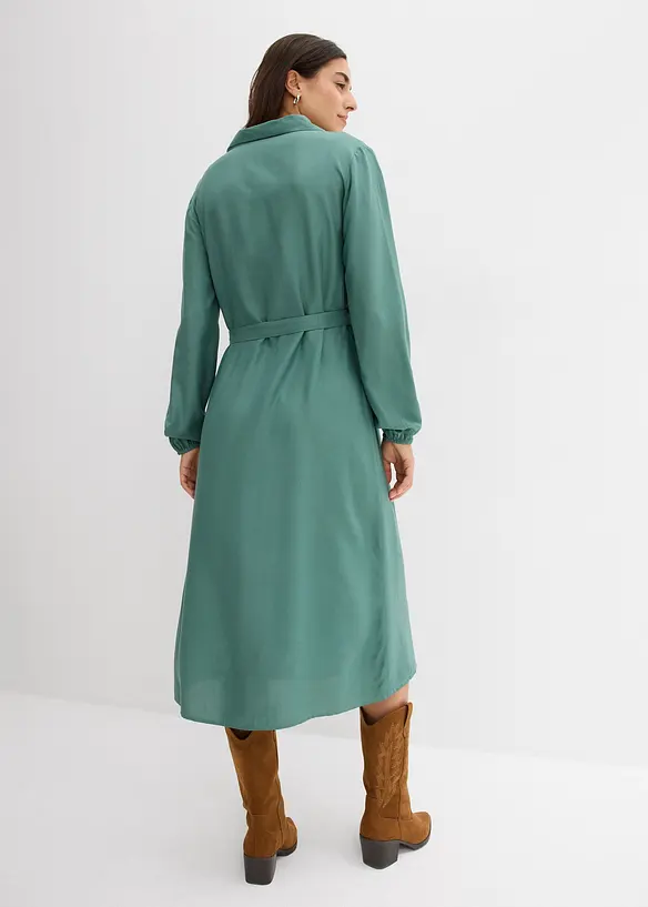 Midikleid aus fließender Viskose, bonprix